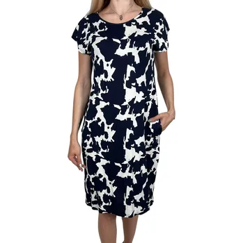 Dámské šaty Fashion Dámské černé elegantní šaty PUSH Barva: Černá, Velikost: XL