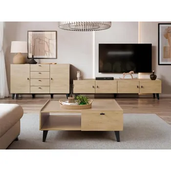 Obývací stěna Nábytek do obývacího pokoje Cleurion I, Barva: dub cremona MIRJAN 5903211419768