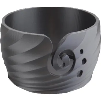 Organizér galanterie Pro Háčkování Miska na klubíčko OPTIK XL Stříbrná