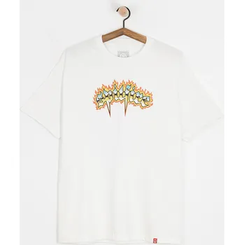 Pánské tričko Spitfire Chrome Venom (white w/multi color prints) S, bílá