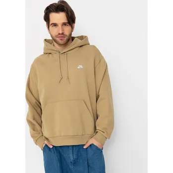 Pánská mikina Nike SB Essential Logo HD (parachute beige/white) M, béžová