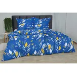 Povlečení mikrosatén 4dílné REZILA modré