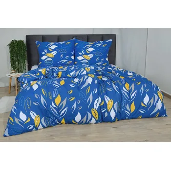 Povlečení Povlečení mikrosatén 4dílné REZILA modré