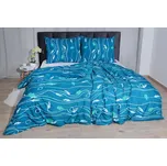 Povlečení mikrosatén 4dílné TAMILA tyrkysové