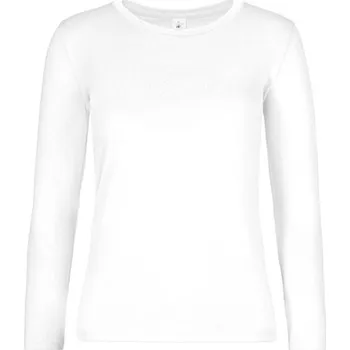 Dámské tričko B&C Dámské tričko s dlouhým rukávem TW08T White XXL