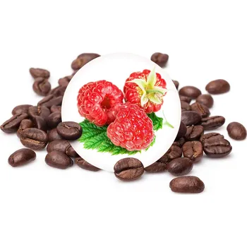 Káva Malinová - zrnková káva bezkofeinová, 50g