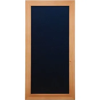 Nástěnná popisovací tabule WOODY s popisovačem, 20x40 cm, teak WBW-TE-20-40