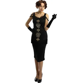 Karnevalový kostým Funiglobal - Šaty Peaky Blinders - Polly Gray - S