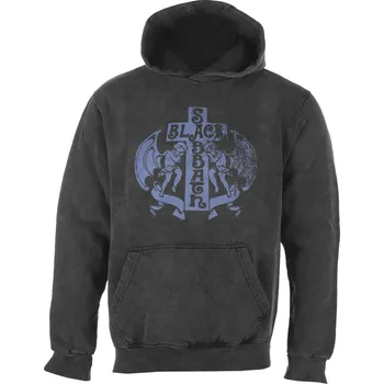 Pánské oblečení mikina s kapucí pánské Black Sabbath - Angels Stone Wash - ROCK OFF - BSSWHD84MC - XXL