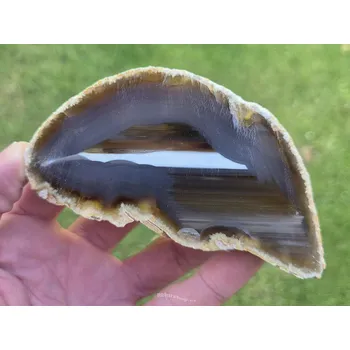 Přírodní kámen Geoda z achátu (Brazílie) 258g