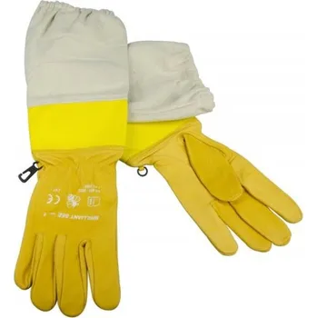 Pracovní rukavice Včelařské rukavice deluxe - žluté (velikost 10)
