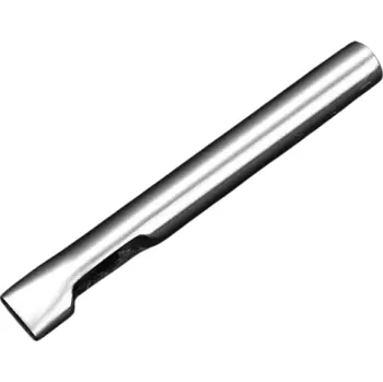 Děrovač na kůži 4x12 mm Oválný výsek z oceli pro ruční výrobu kůže, plátna a gumy Přesný nástroj pro širší otvory