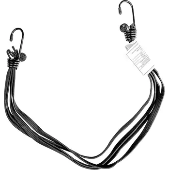Nářadí na motocykly BIKETEC popruh na zavazadla 4-WIĄZKOWA (pružný) 60cm, barva černá (BIKETEC popruh na zavazadla 4-WIĄZKOWA (pružný) 60cm, barva černá)