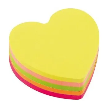 Set školních potřeb Kartki samoprzylepne Serce 70x70mm 400K D.RECT