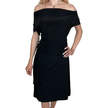 Dámské šaty LGM Dámské společenské šaty MIA Černá, 2XL