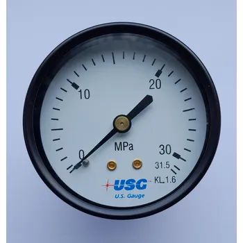 Manometr standardní pr. 63 mm, zadní M12x1,5, 0-30 MPa
