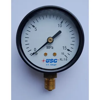 Manometr standardní pr. 63 mm, spodní M12x1,5, 0-16 MPa