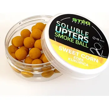 Boilies St&eacute;g Soluble Upters Smoke Ball 12 mm 30 g - Sladká kukuřice