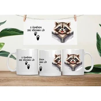 Hrneček čumáček 330ml porcelán Mýval