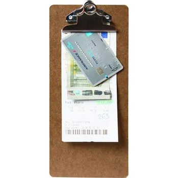 Desky na účtenku se sponou, Brown MC-CBBP-BR