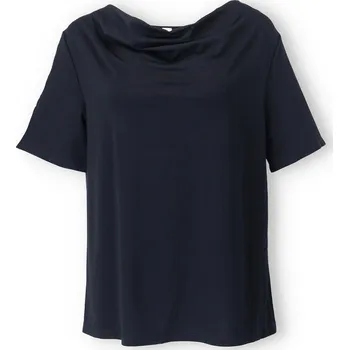 Dámská halenka Halenka s vodou kr. rukáv SUN 9125 barva: černá