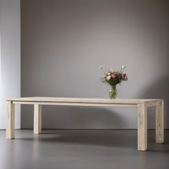 Jídelní stůl Stará Krása – Ruční výroba Velký patinovaný selský jídelní stůl 76 X 230 X 100