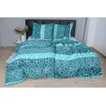 Povlečení mikrosatén 4dílné AKABA tyrkysové