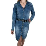 Gourd Dámské modré džínové šaty GOLA Barva: Modrá, Velikost: M