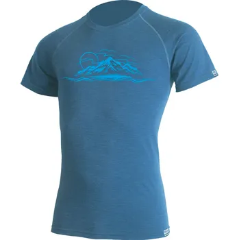 LIVIO pánské merino triko - Modré 5454 / XL / Modré