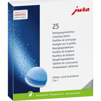 Příprava nápoje JURA Dvoufázové čistící tablety