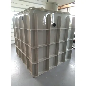 Bovas Samonosná plastová hranatá retenční nádrž - 4m3 (Nádrž na vodu hranatá - 4000l)