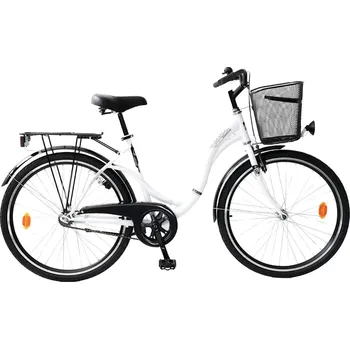 Městské kolo Reactor Městské kolo Swan 26" Coaster - model 2025 bílá - M (18", 165-175 cm)