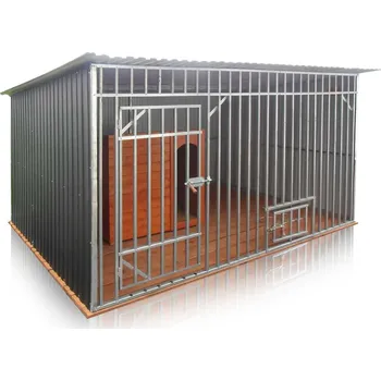 klec pro psa Kotec pro psy 3 x 2 m - Antracit