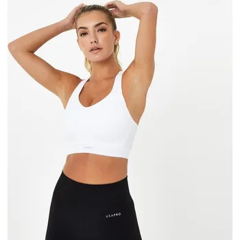 Kalhotky USA Pro High Support Sports Bra White 36DD