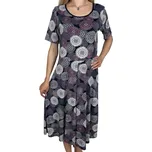 LGM Dámské modré elegantní šaty FULE Barva: Modrá, Velikost: 4XL