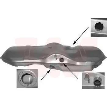 Palivový systém Palivová nádrž VAN WEZEL 3730088