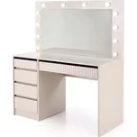 Toaletní stolek Hollywood XL II, krémová