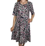 Exclusive Dámské růžové elegantní šaty VENDULA Barva: Růžová, Velikost: L