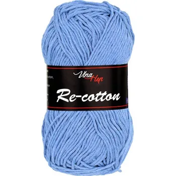 Galanterie Příze Re-cotton, 81349, modrá