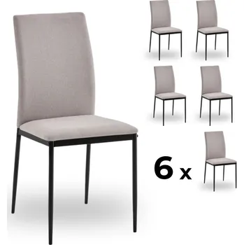 Jídelní židle Elvisia Jídelní židle TILDA | hnědá 6 kusů