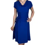 LGM Dámské společenské šaty MIA Barva: Modrá, Velikost: S