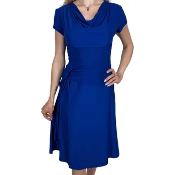 Dámské šaty LGM Dámské společenské šaty MIA Modrá M