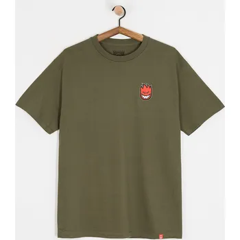 Pánské tričko Spitfire Lil Bighead Fill (military green w/red black&white print), zelená