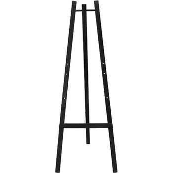 Dřevěný třínohý stojan 165 cm, černý EZL-BL-165
