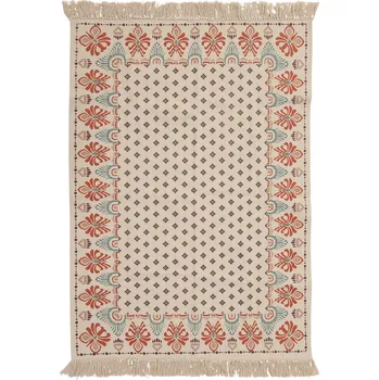 Koberec Atmosphera Bavlněný koberec s třásněmi IKAT, 120 × 170 cm