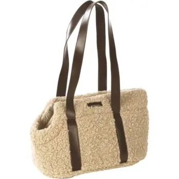 Cestovní taška Taška FLAMINGO Pookie béžová 50x24x26cm (do max. 6kg)