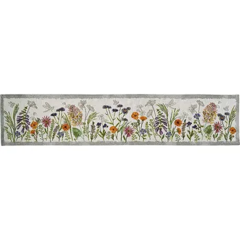 ubrus Sander Žakárový běhoun na stůl Garden Delight, 32 x 96 cm 61968-40