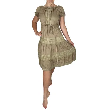 Dámské šaty Šaty s krajkou a Carmen výstřihem č.91