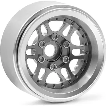 RC náhradní díl Kavan 1.9'' Hliníkové beadlock disky offset -10 mm pro 1/10 crawler/expedice stříbrné - 2 ks