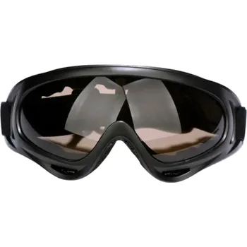 Motocyklové brýle Motokrosové brýle černé barvy z TPU materiálu s odolnými PC skly Ochranné sportovní brýle na motorku Cyklistiku Lyže a snowboard hnědá